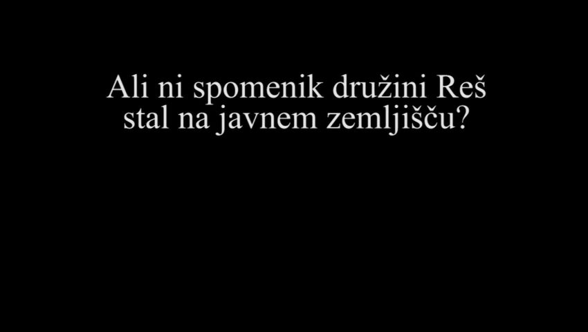 Ponovna postavitev spomenika družini Reš, 27.4.2014