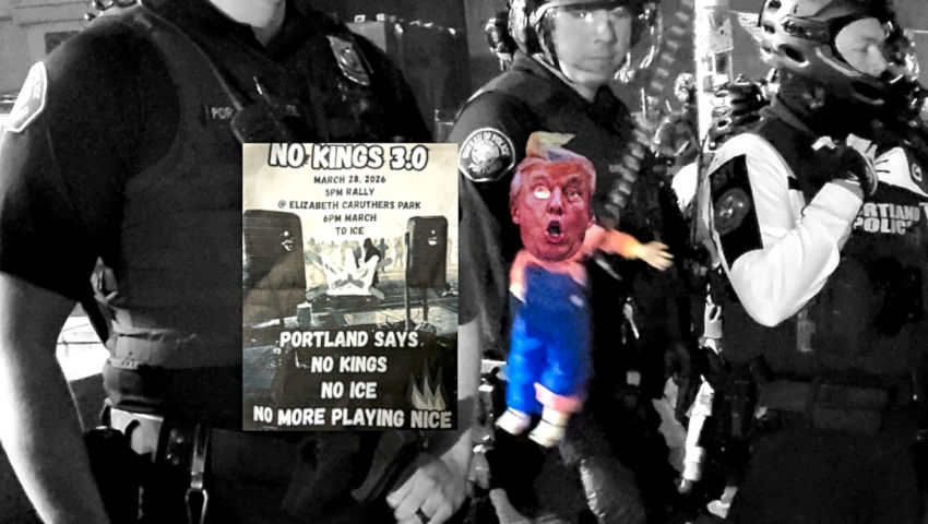 03-28-2026 - Portland OR - No Kings, No ICE - (VIDEO)